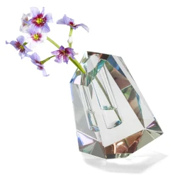 Faceted Crystal Vase - Large