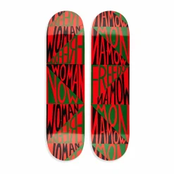 Faith Ringgold Woman Freedom Now Skateboard Diptych