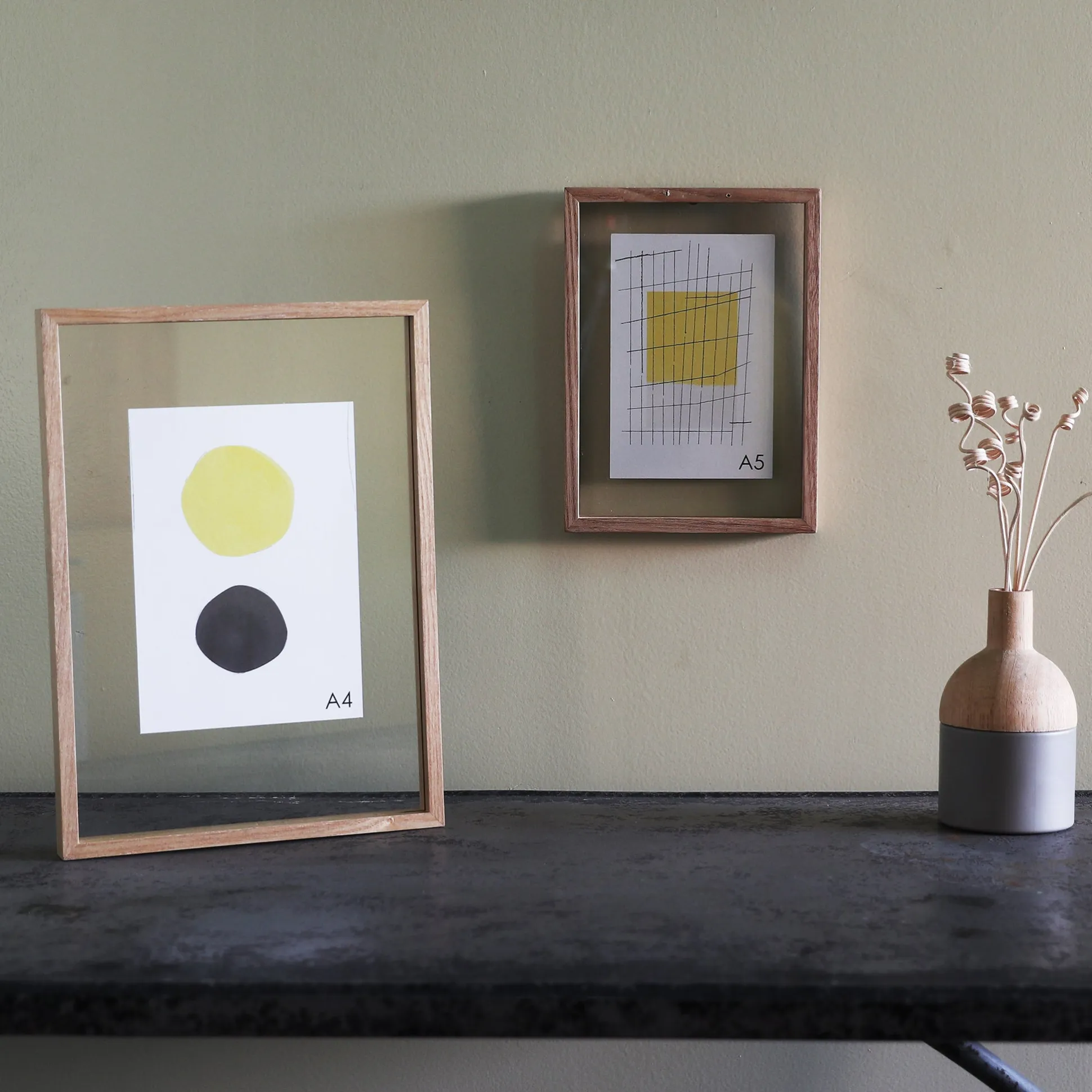 Floating Wood Picture Frame - 6 x 8 (A5)