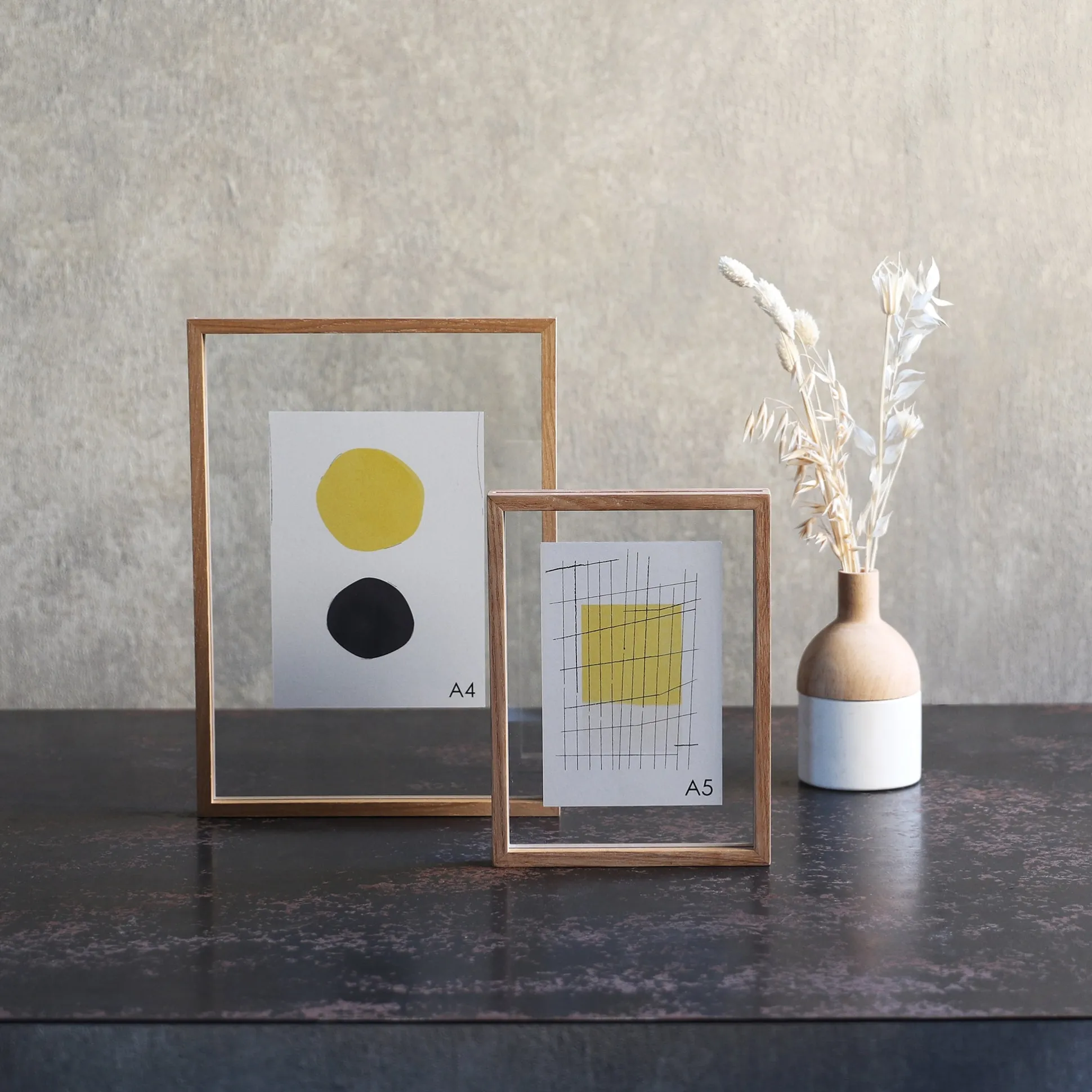 Floating Wood Picture Frame - 6 x 8 (A5)