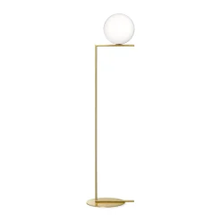 Flos IC F1 Floor Lamp, Brass - Small