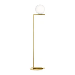 Flos IC F1 Floor Lamp, Brass - Small