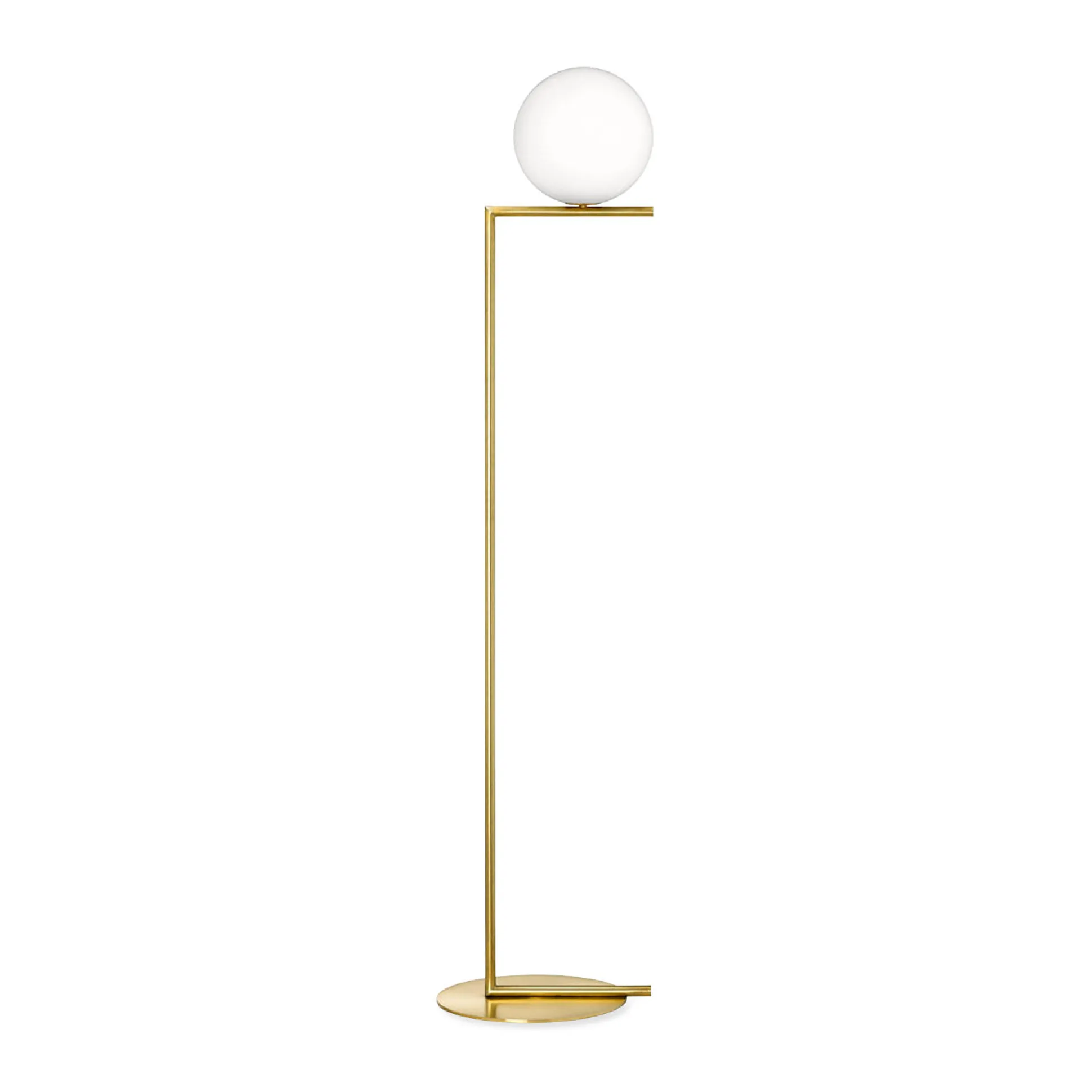 Flos IC F1 Floor Lamp, Brass - Small