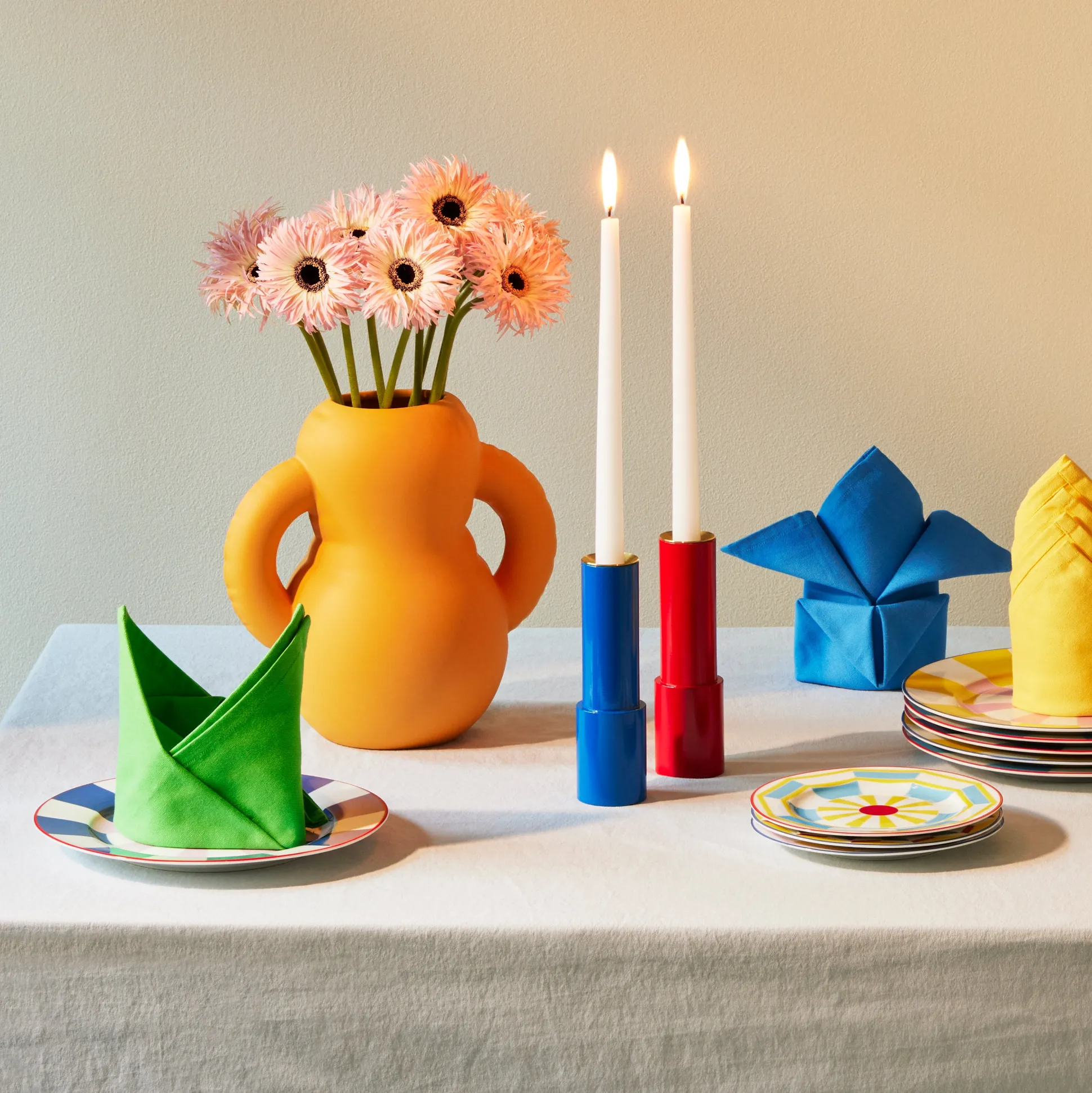 Fold-by-Number Cloth Napkins - Set of 6