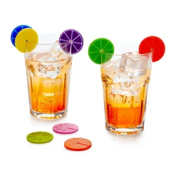 Fruit Party Glass Markers - Set of 8