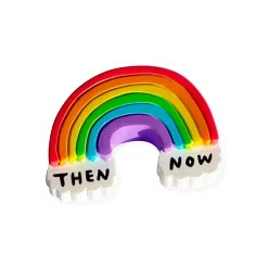 Fun Phrase Magnet - Then Now