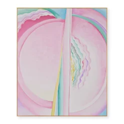 Georgia O’Keeffe Pink Abstraction Framed Print