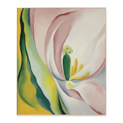 Georgia O’Keeffe: Pink Tulip Framed Print