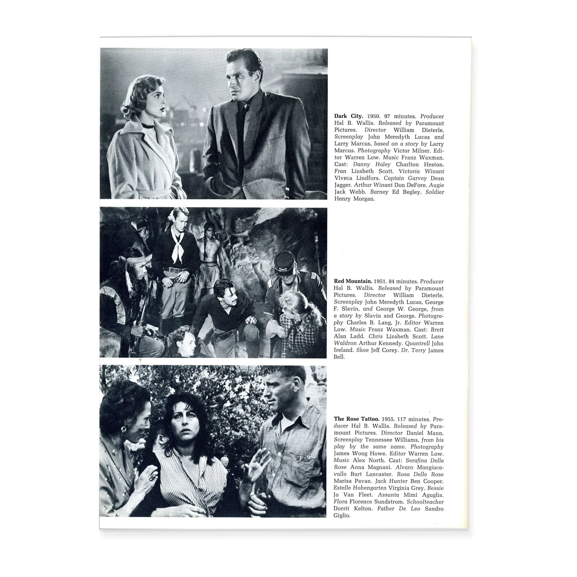 Hal B Wallis Film Producer - Paperback