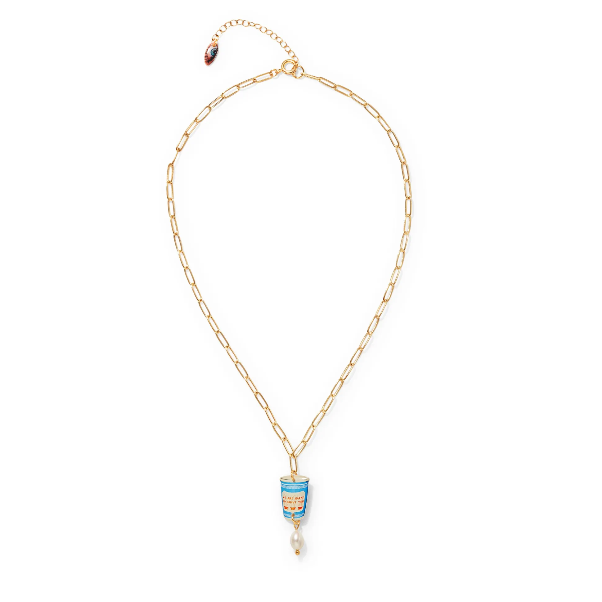 Haricot Vert NYC Charm Pendant Necklace