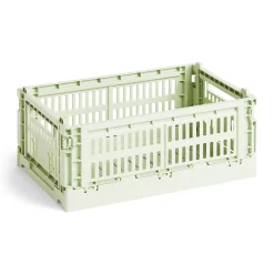 HAY Recycled Plastic Collapsible Color Crate - Mint