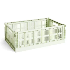 HAY Recycled Plastic Collapsible Color Crate - Mint
