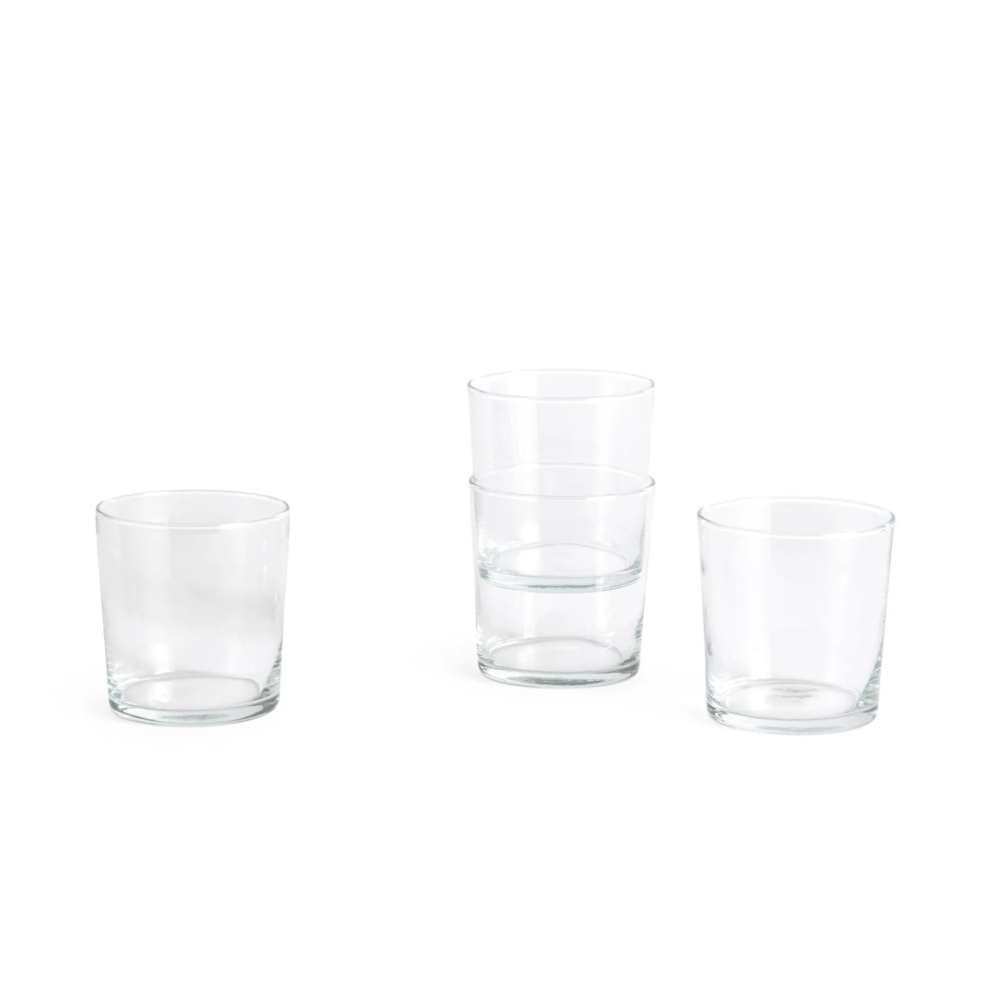 HAY Stacking Glasses - Set of 4 - Medium