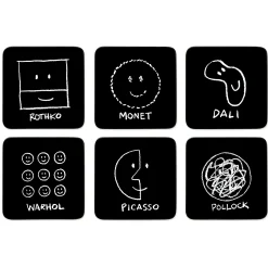 History Of Art Coasters