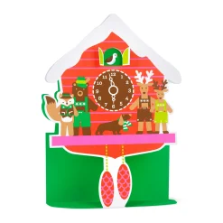 Holiday Cuckoo Clock Pop-Up Cards - Set of 8