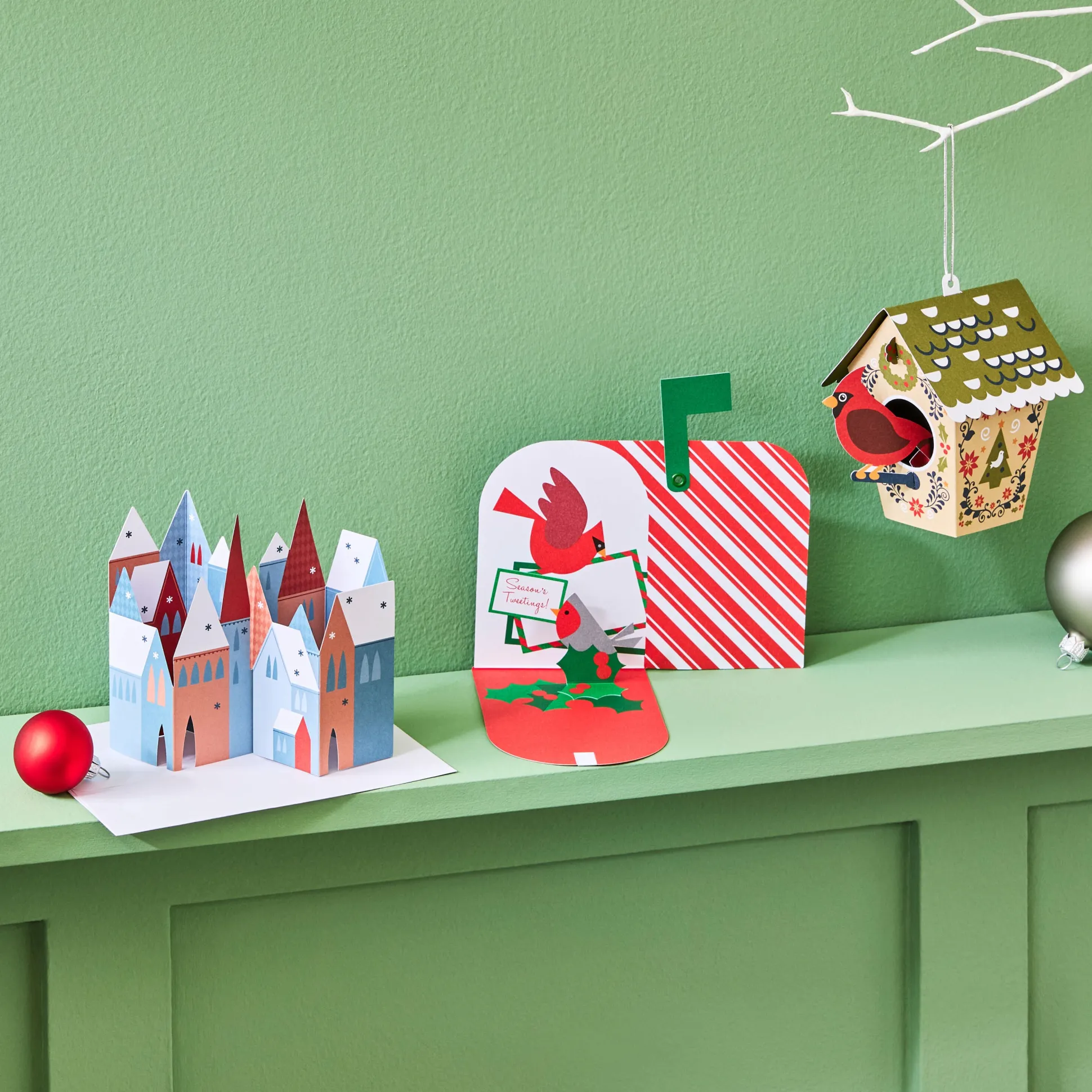 Holiday Post Box Pop-Up Cards - Set of 8