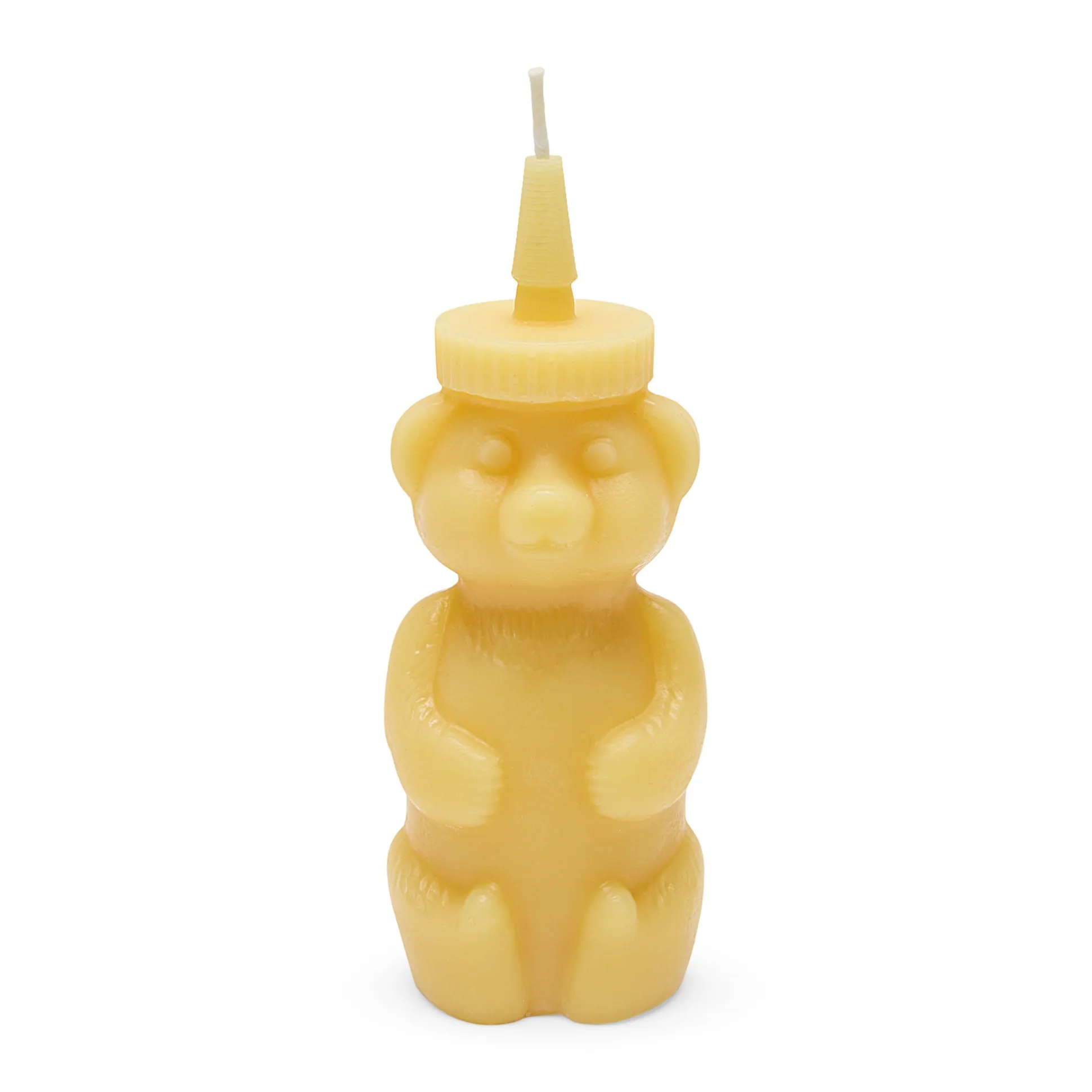 Honey Bear Beeswax Candle