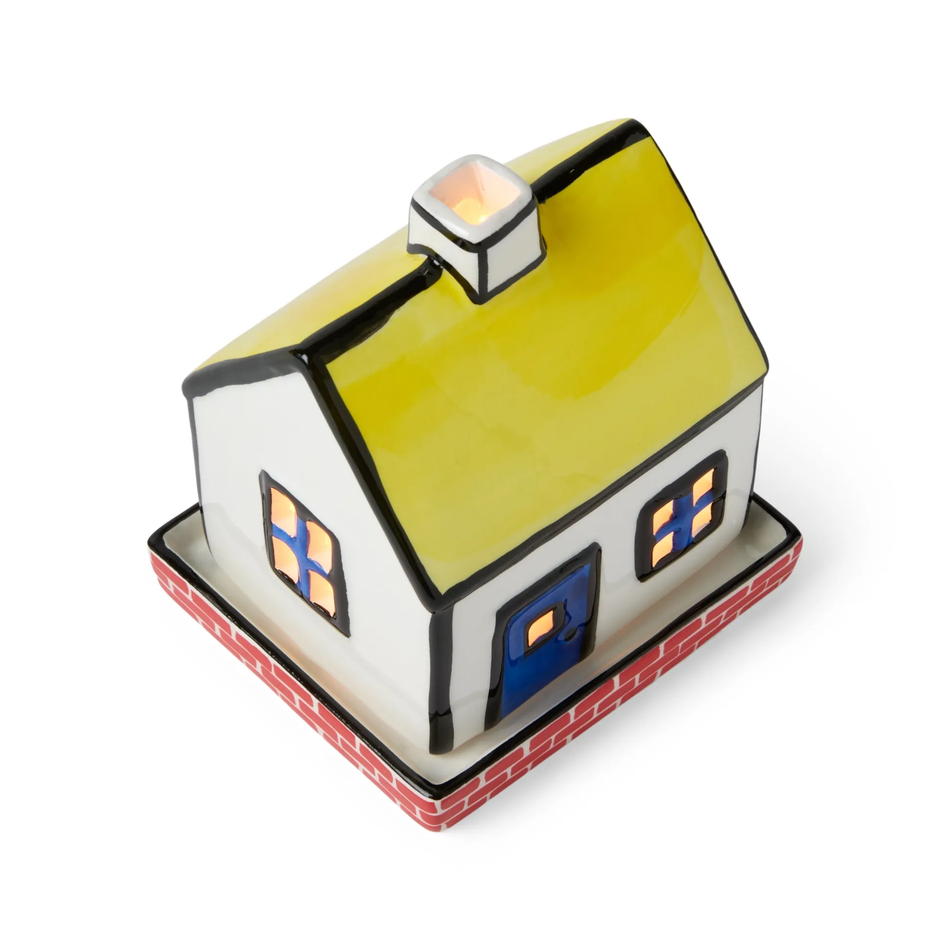 House Ceramic Tea Light Holder