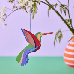Hummingbird Pop-Out Greeting Card