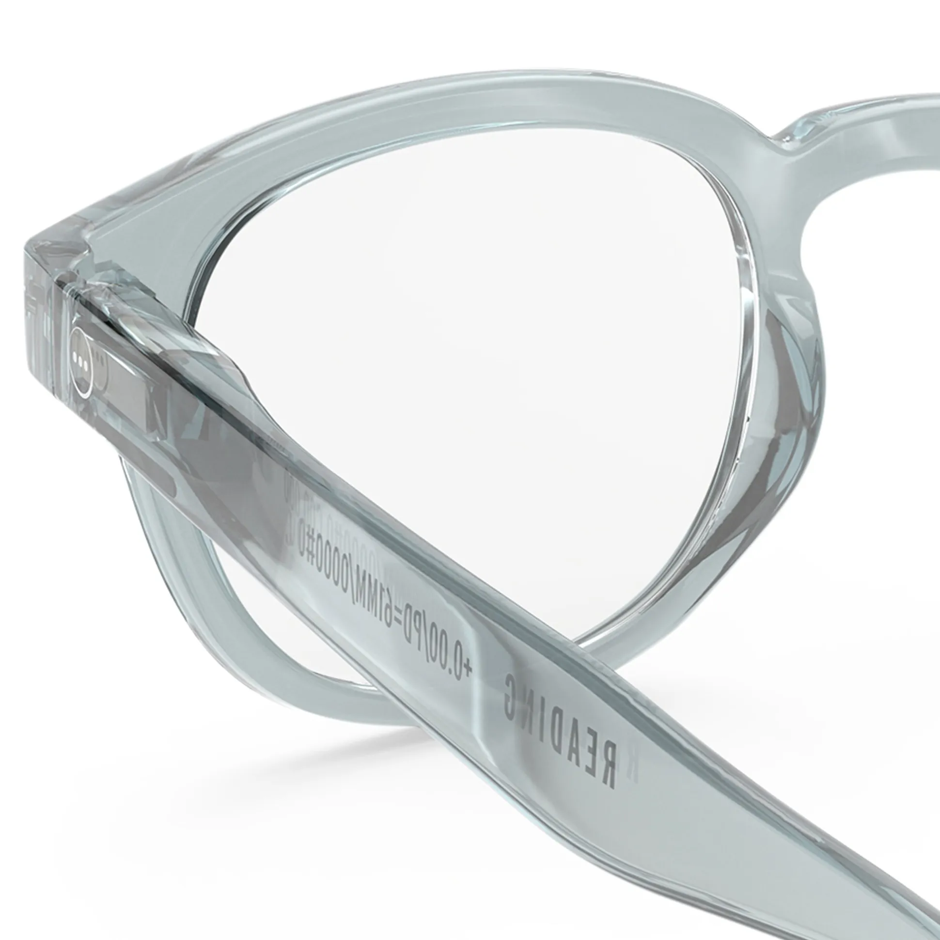 IZIPIZI Rounded-Edge Square Reading Glasses #C