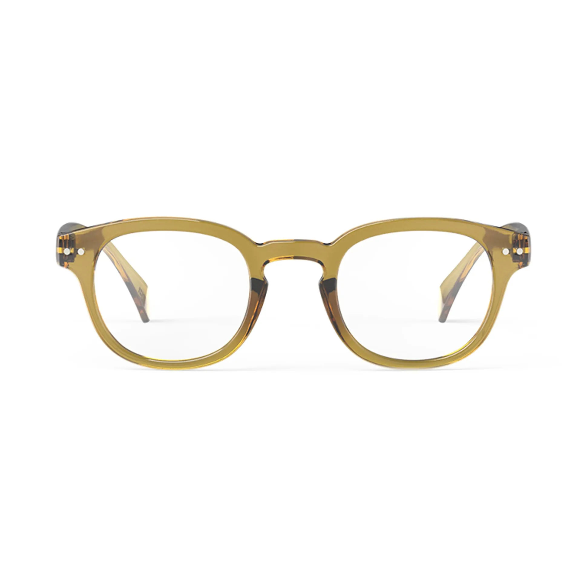 IZIPIZI Rounded-Edge Square Reading Glasses #C
