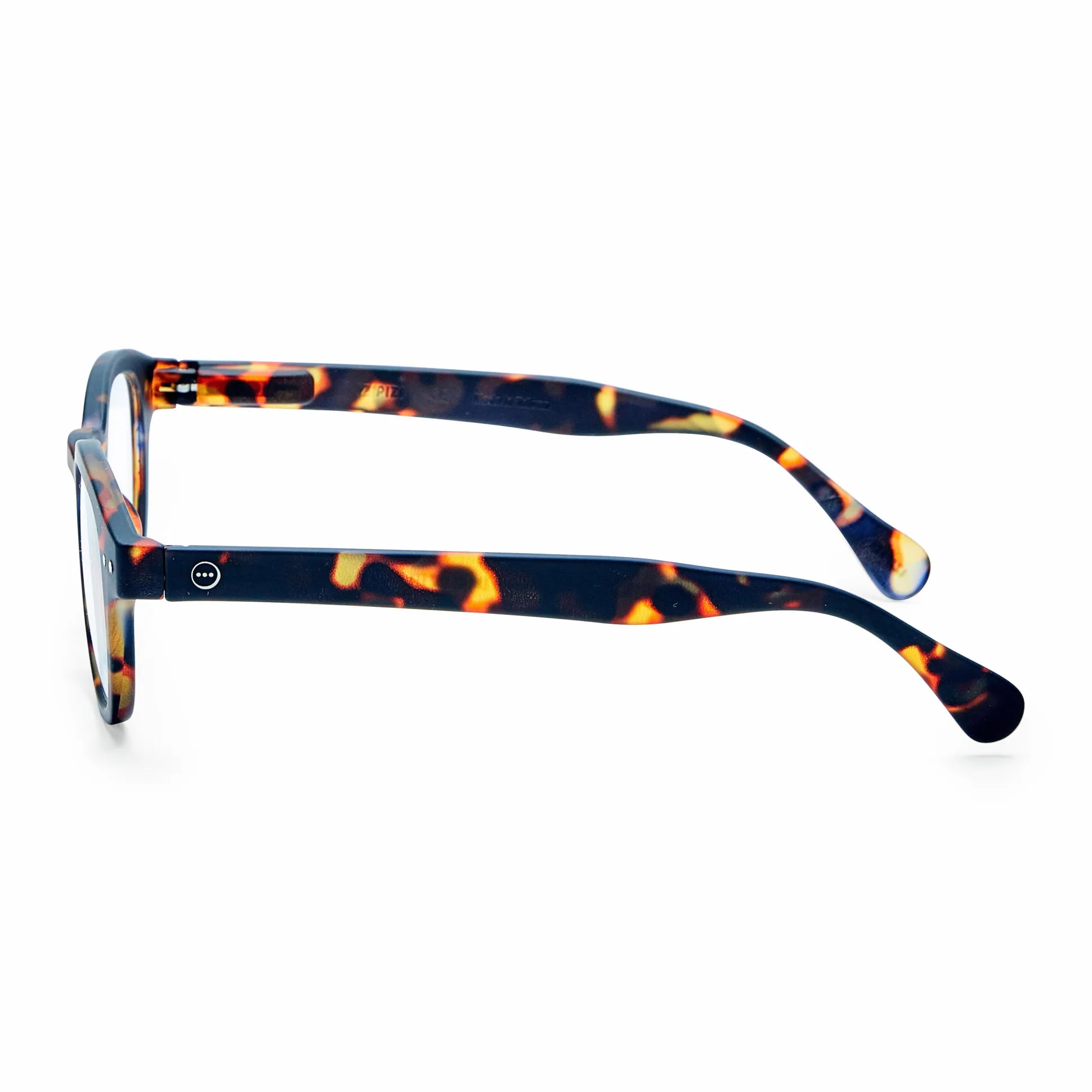 IZIPIZI Rounded-Edge Square Reading Glasses #C - Tortoise