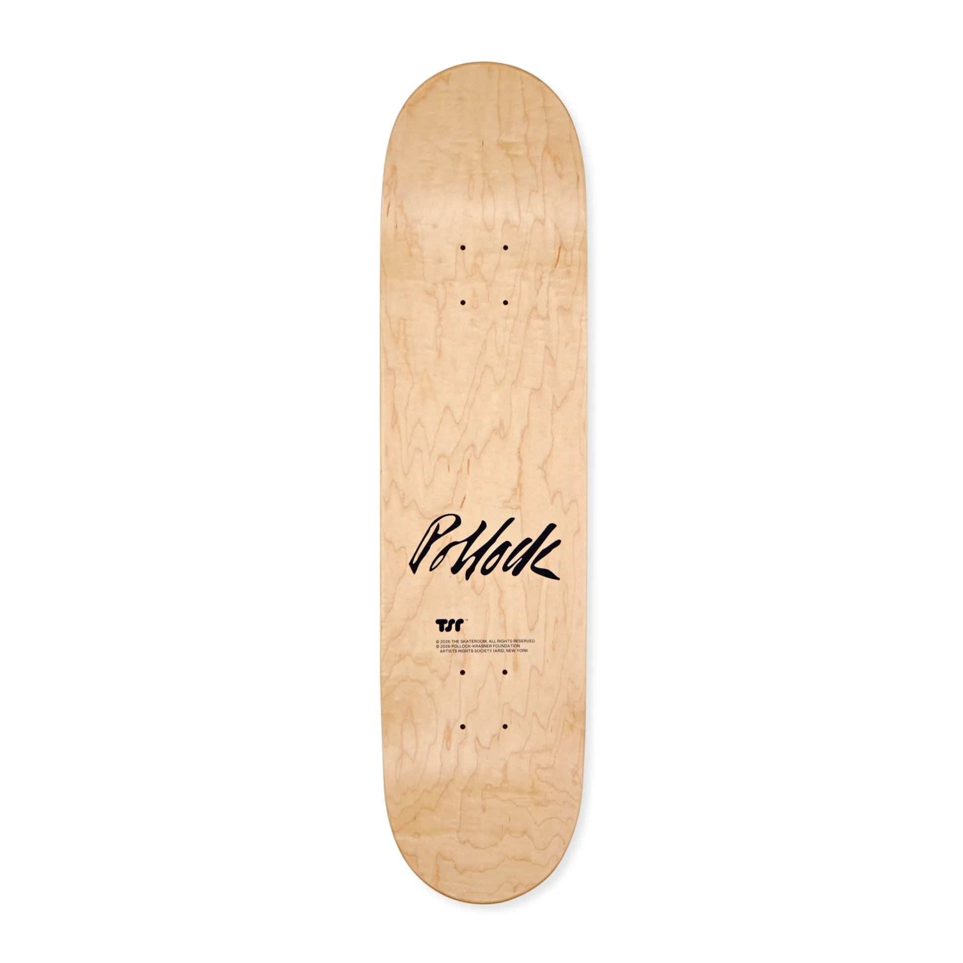 Jackson Pollock Skateboard from The Skateroom