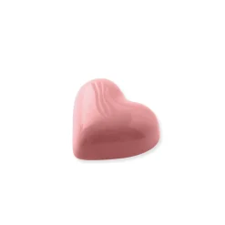 Japanese Ceramic Food Chopsticks Rest - Strawberry Heart Chocolate