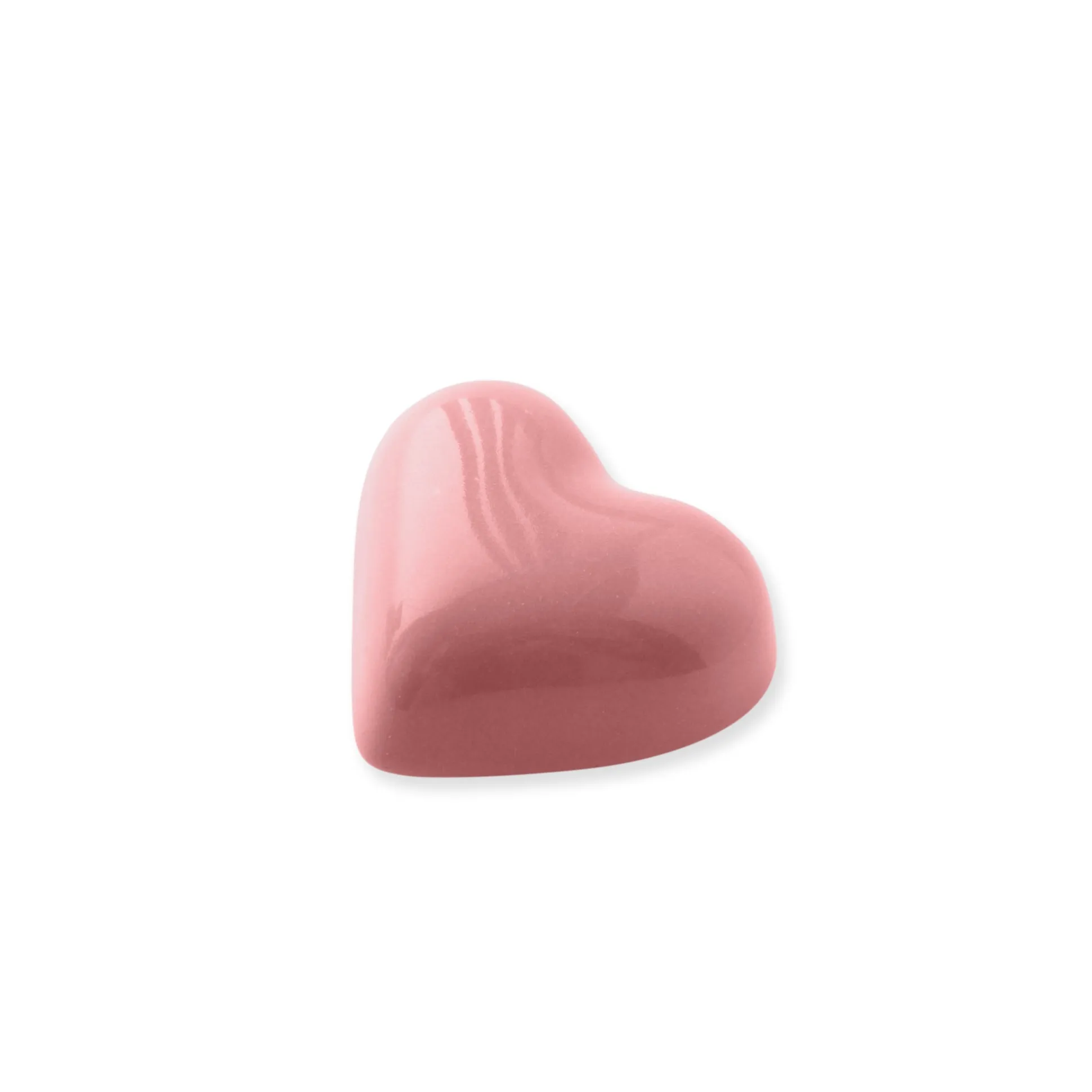 Japanese Ceramic Food Chopsticks Rest - Strawberry Heart Chocolate