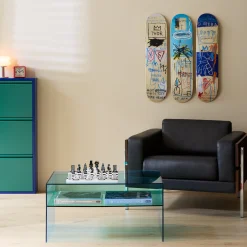 Jean-Michel Basquiat Charles the First Skateboard Triptych from The Skateroom