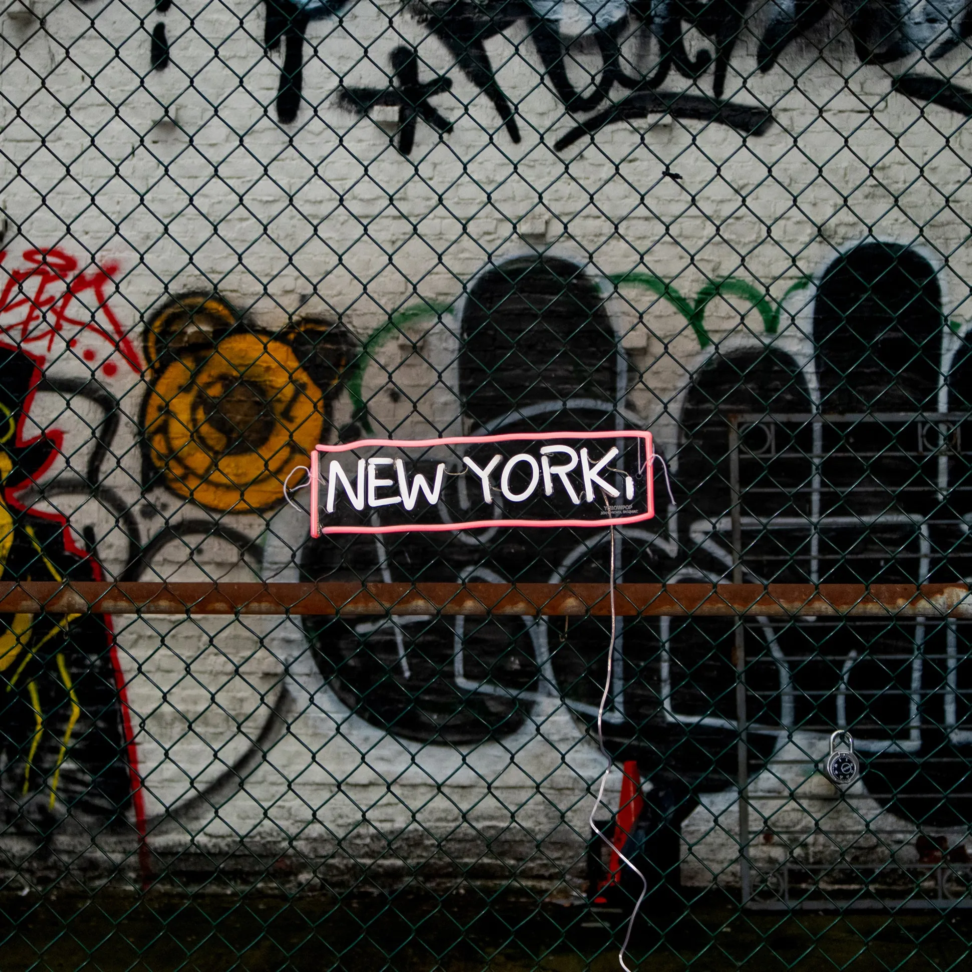 Jean-Michel Basquiat New York Neon Sign