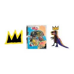 Jean-Michel Basquiat's Greatest Hits Apply Stickers - Set of 3