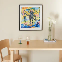 Jean-Michel Basquiat Untitled (Fishing) Framed Poster