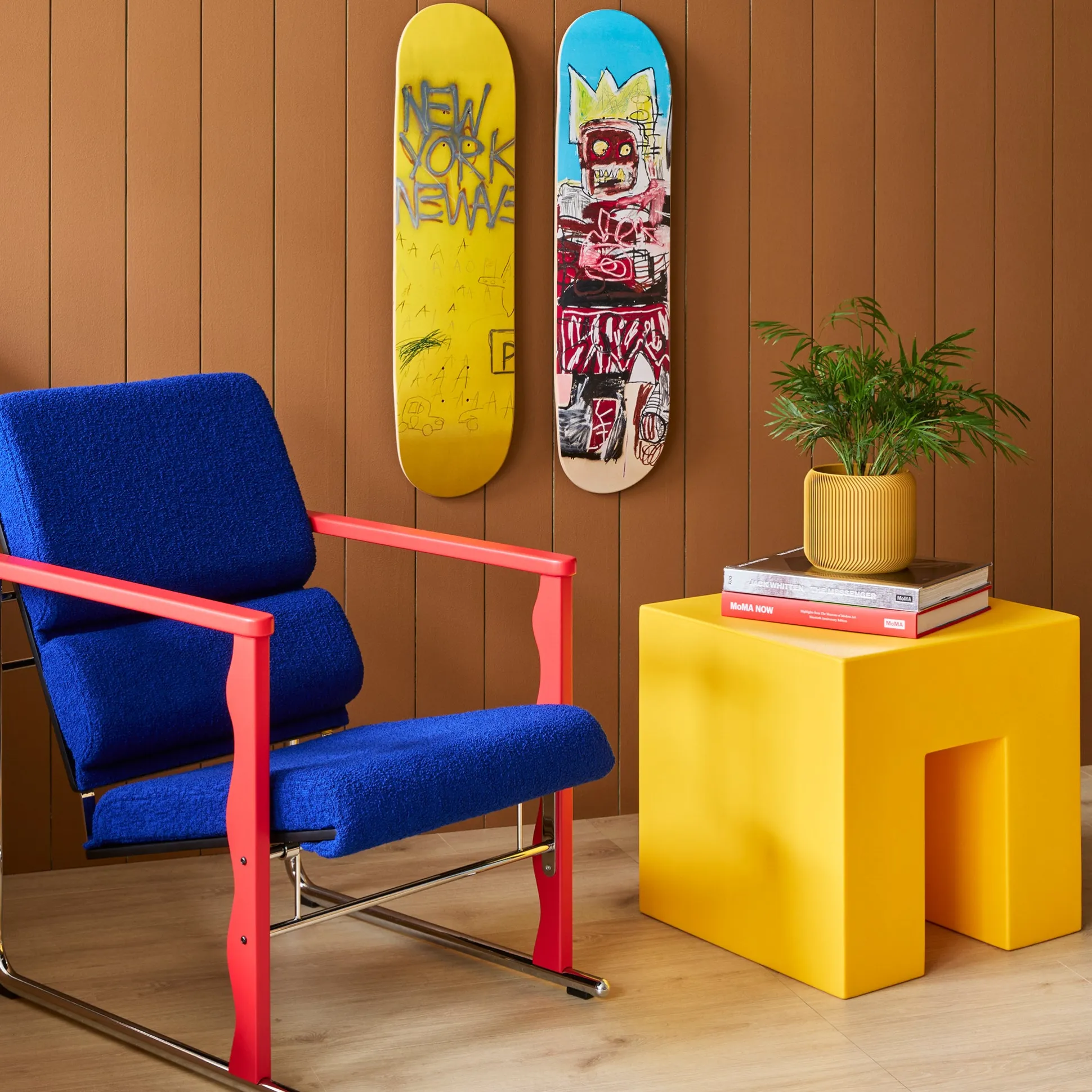 Jean-Michel Basquiat Untitled (Red King) Skateboard from The Skateroom