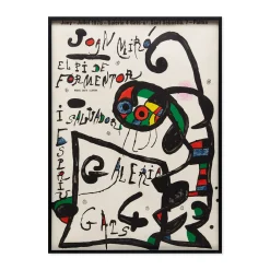 Joan Miró El Pi de Formentor Framed Poster