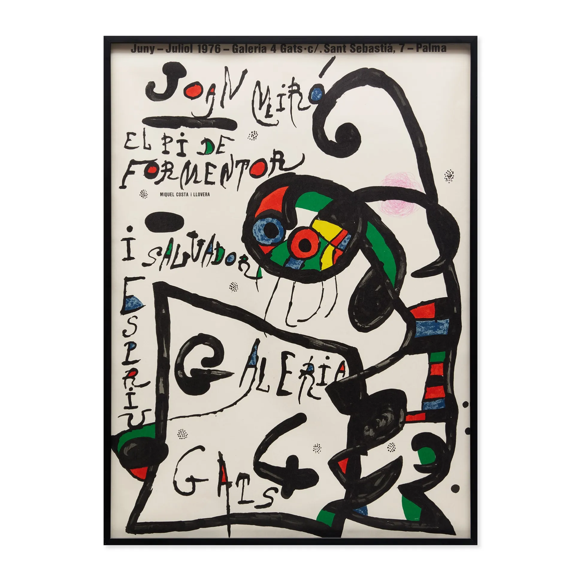 Joan Miró El Pi de Formentor Framed Poster