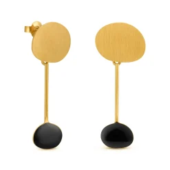 Joan Miró Gold-Plated Dot Drop Earrings