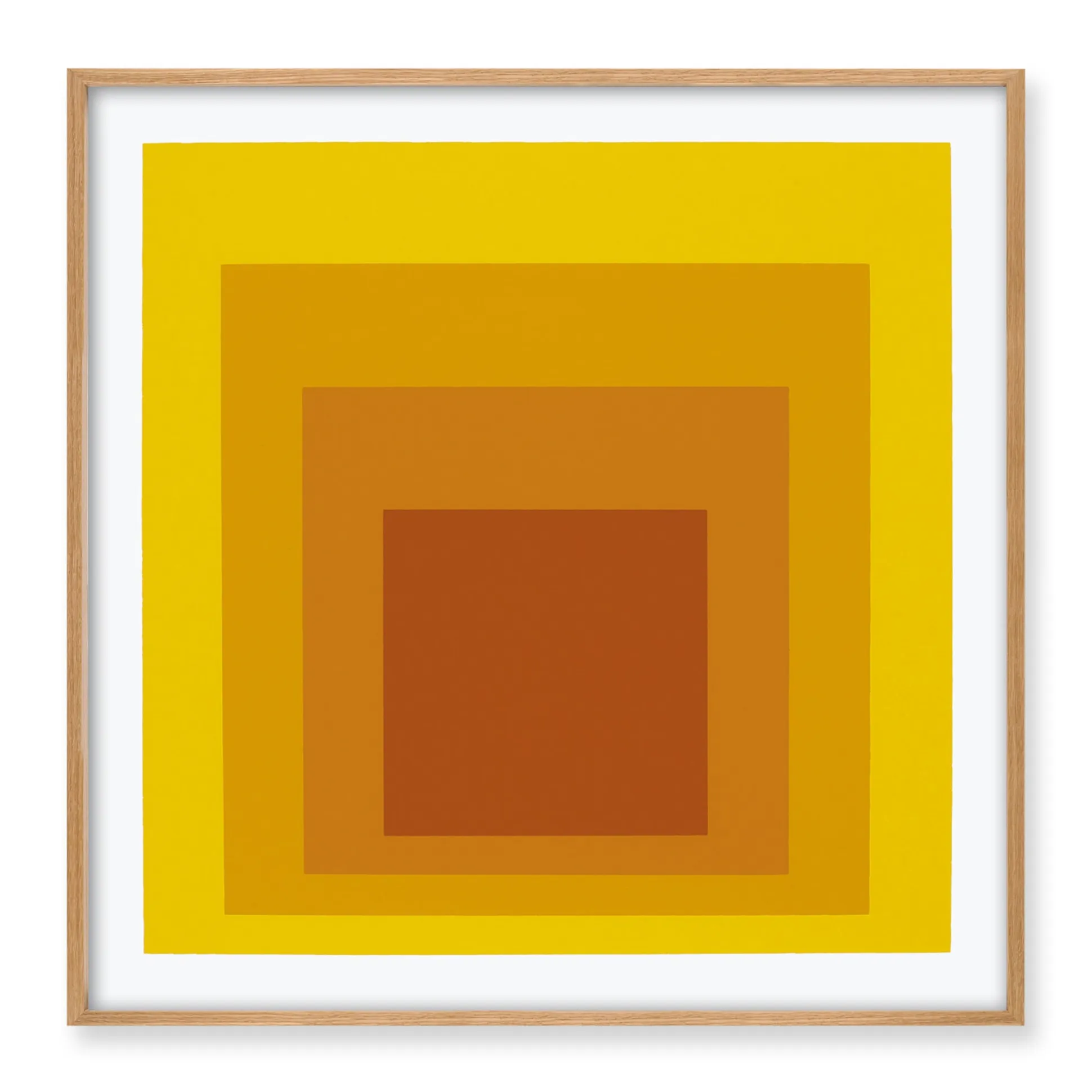 Josef Albers Golden Gates Framed Poster