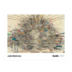 Julie Mehretu: Empirical Construction, Istanbul Poster
