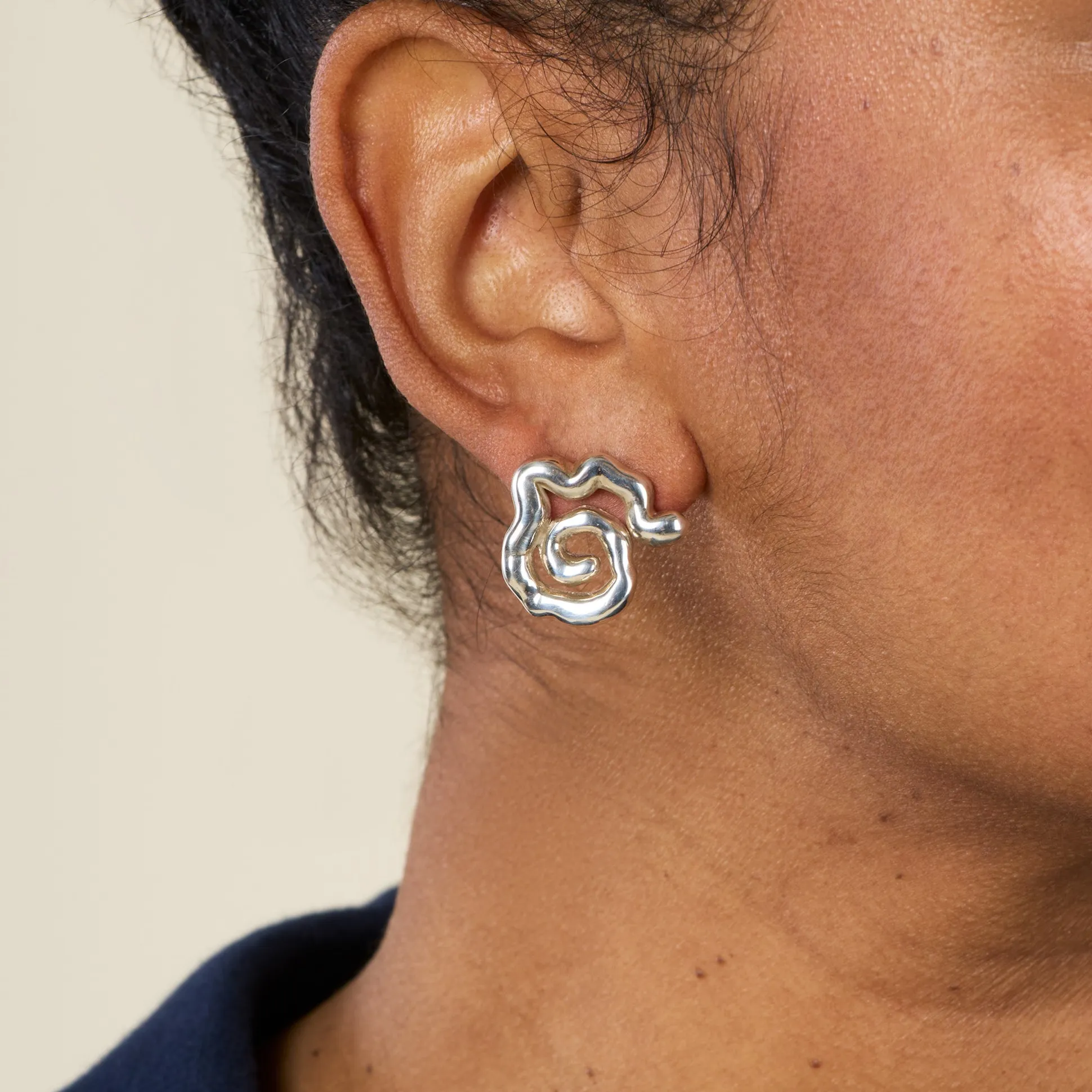 Julie Thévenot Eterna Sterling Silver-Plated Earrings