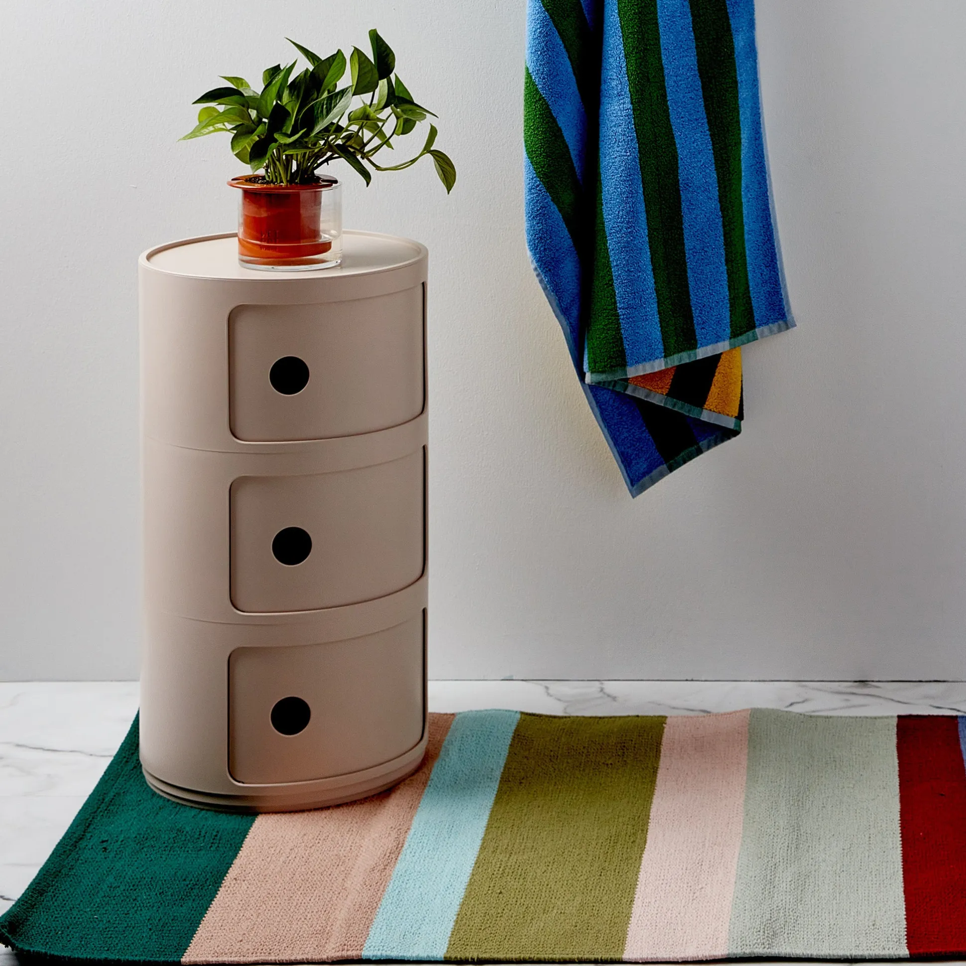 Kartell Bio Componibili 3 Tier Storage
