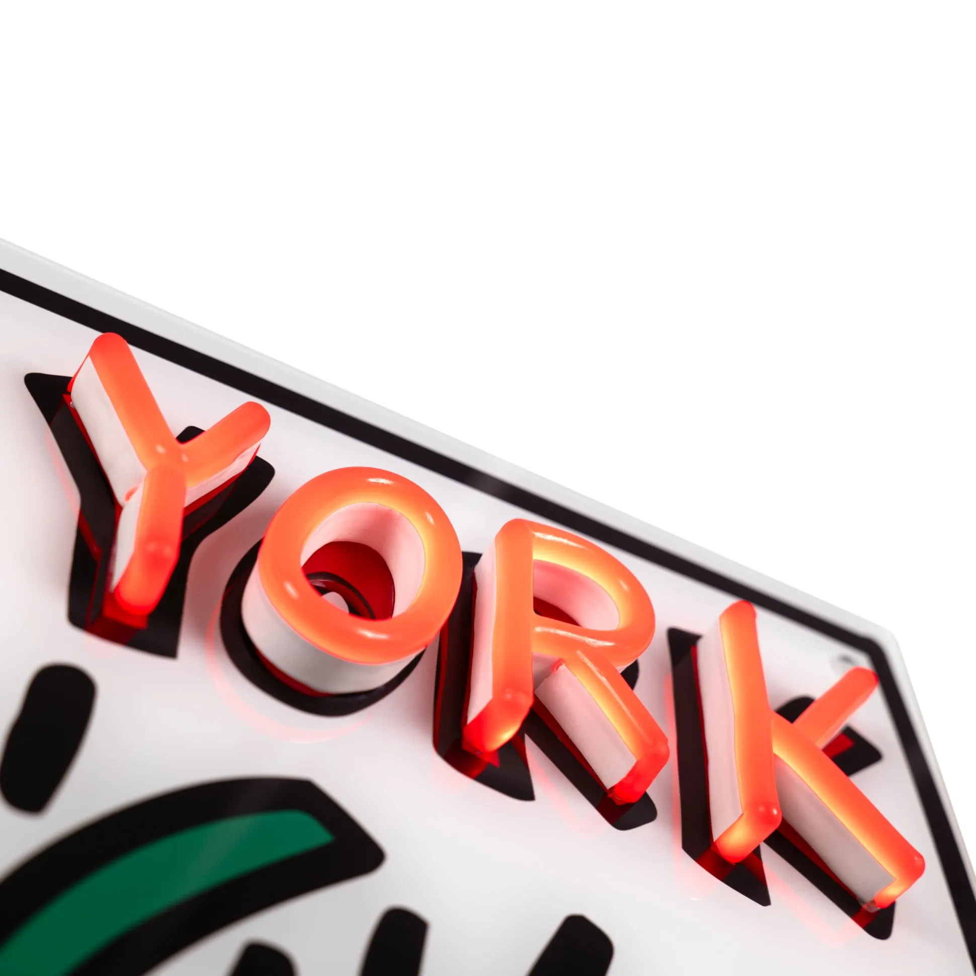 Keith Haring NYC Apple Neon Sign