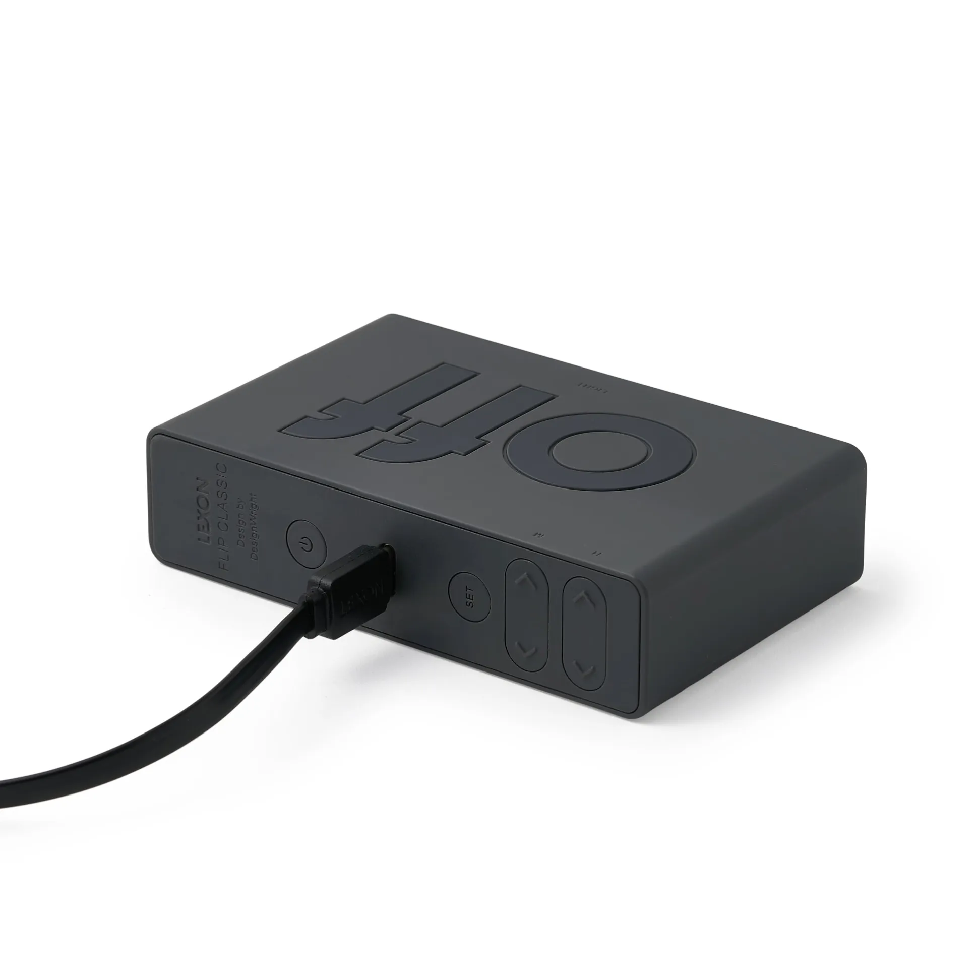 Lexon Flip Rechargeable Alarm Clock