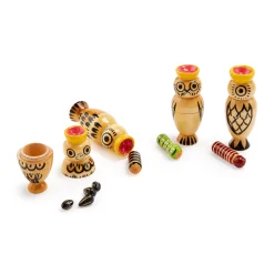Mama Bird with Four Babies Nesting Doll