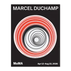 Marcel Duchamp Exhibition Poster - Rotorelief