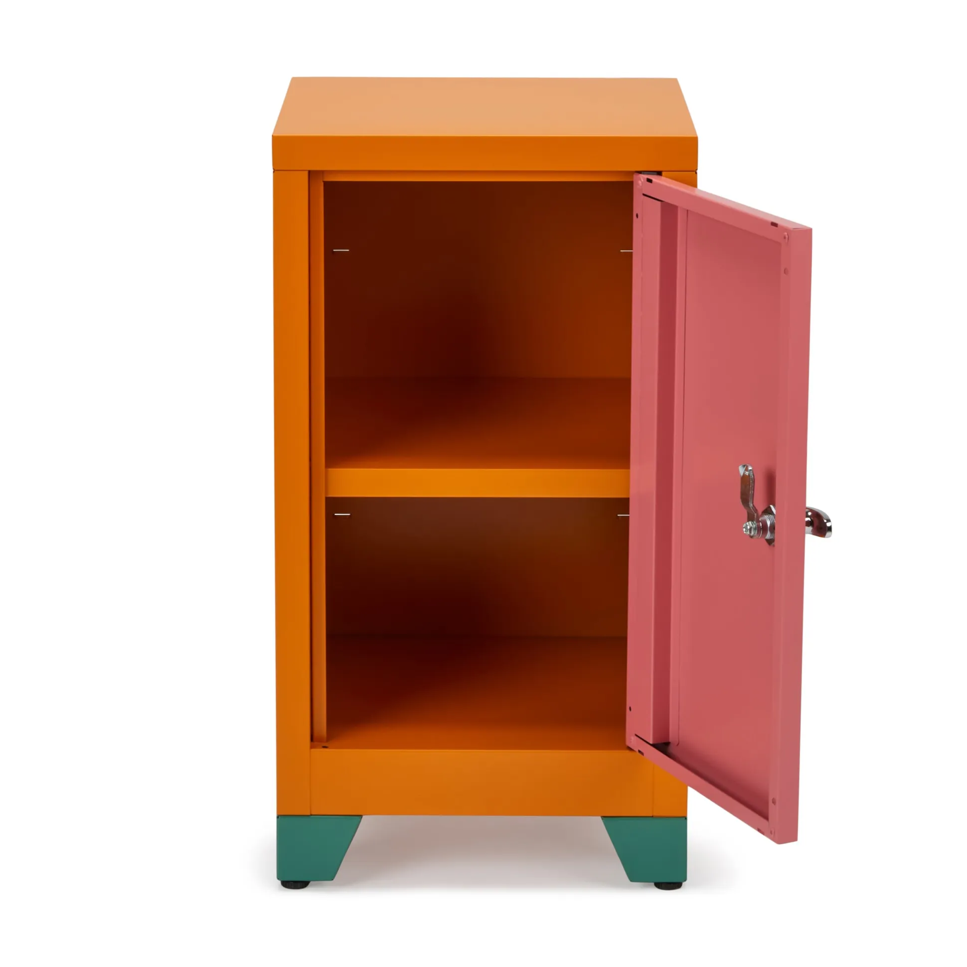 Metal Locker & Side Table