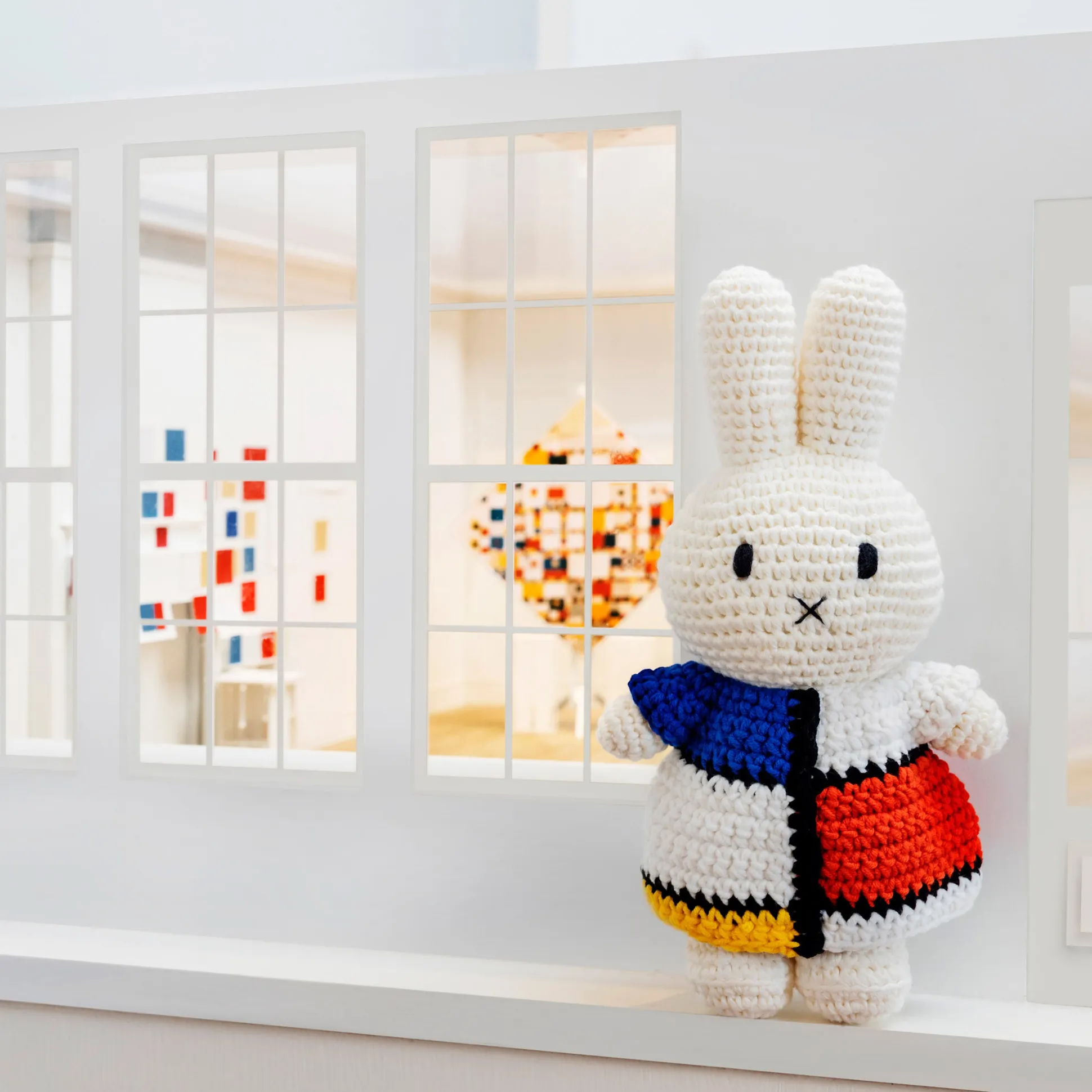 Miffy and Friends Crochet Mondrian Plush Toy