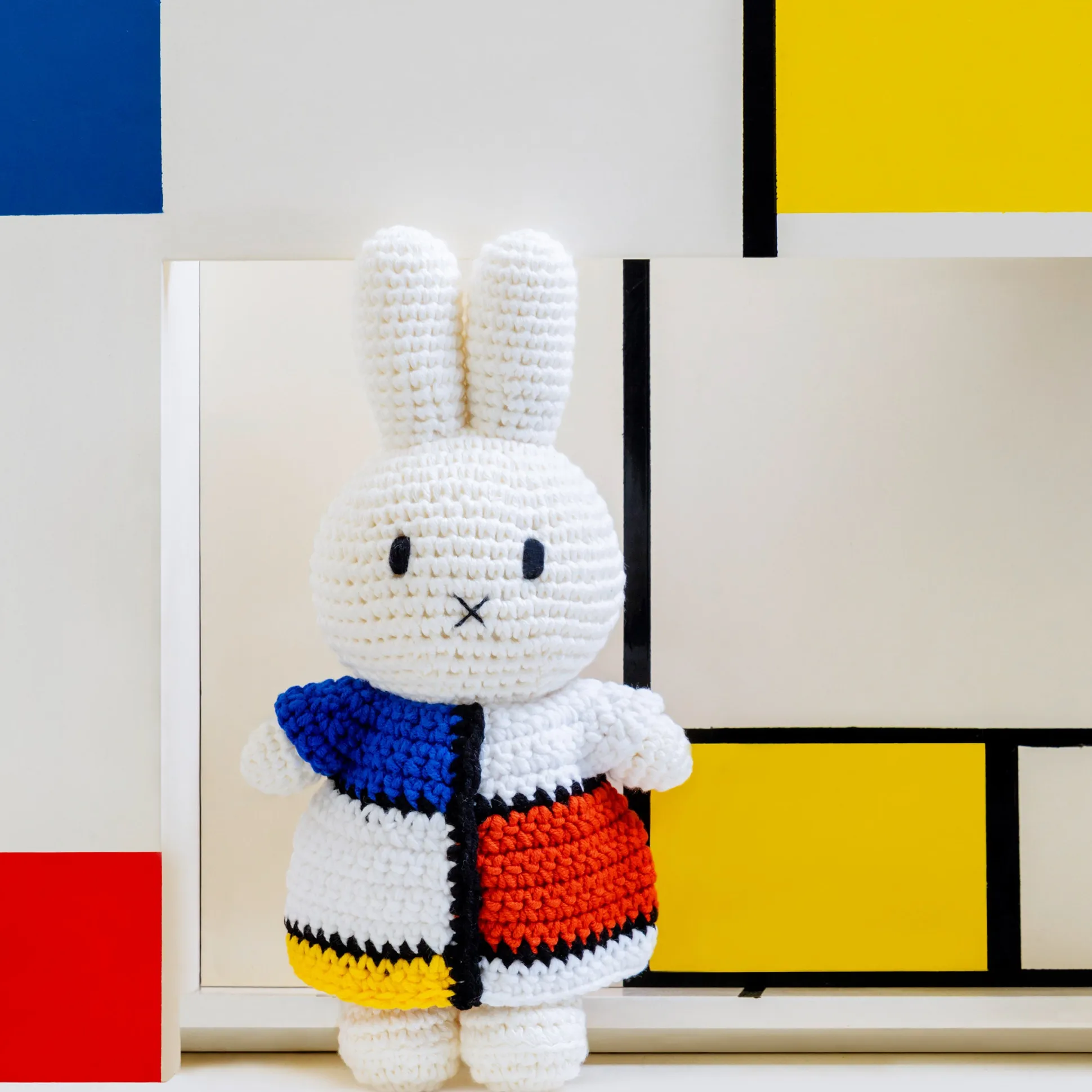 Miffy and Friends Crochet Mondrian Plush Toy