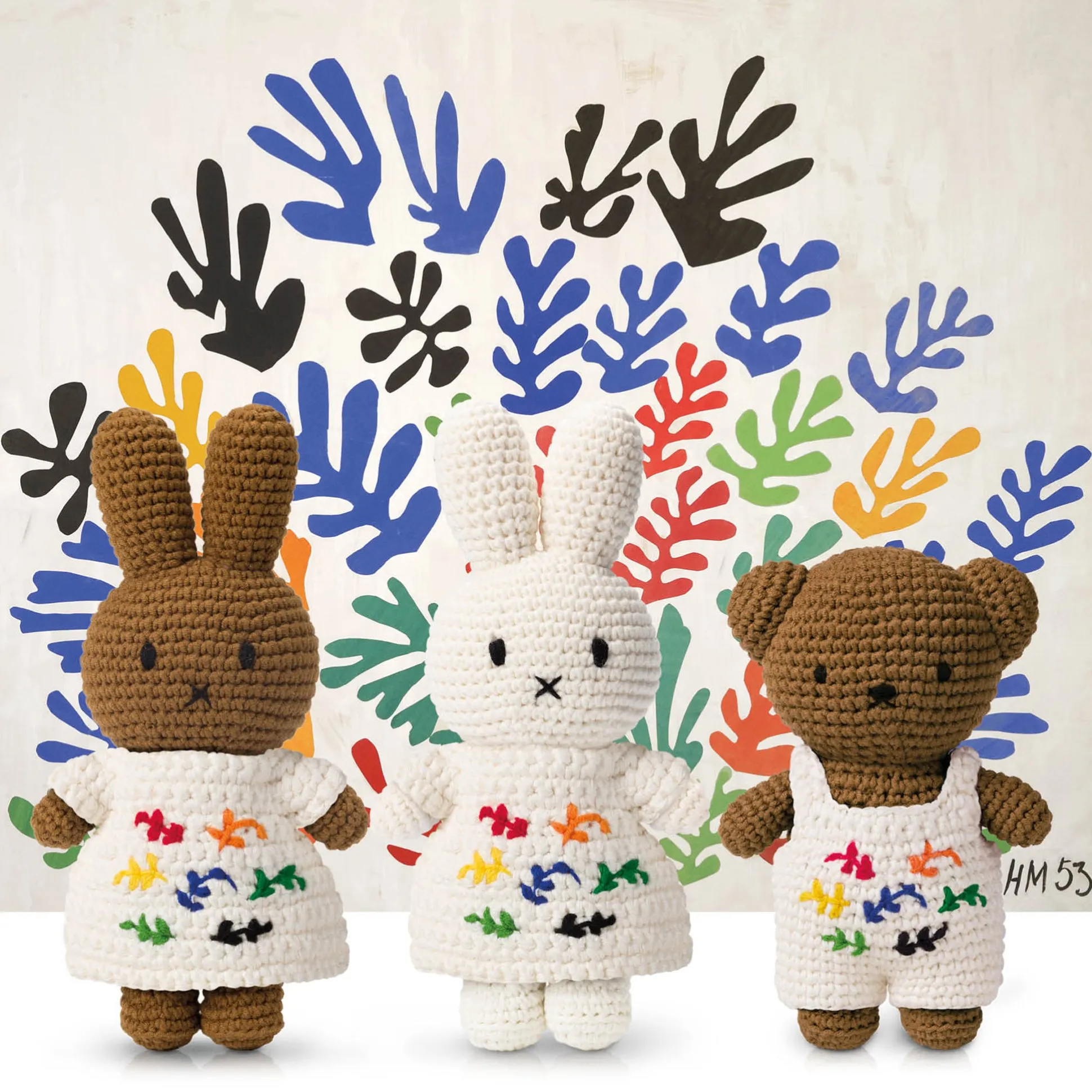 Miffy & Friends Crochet Henri Matisse Plush Toy - Melanie