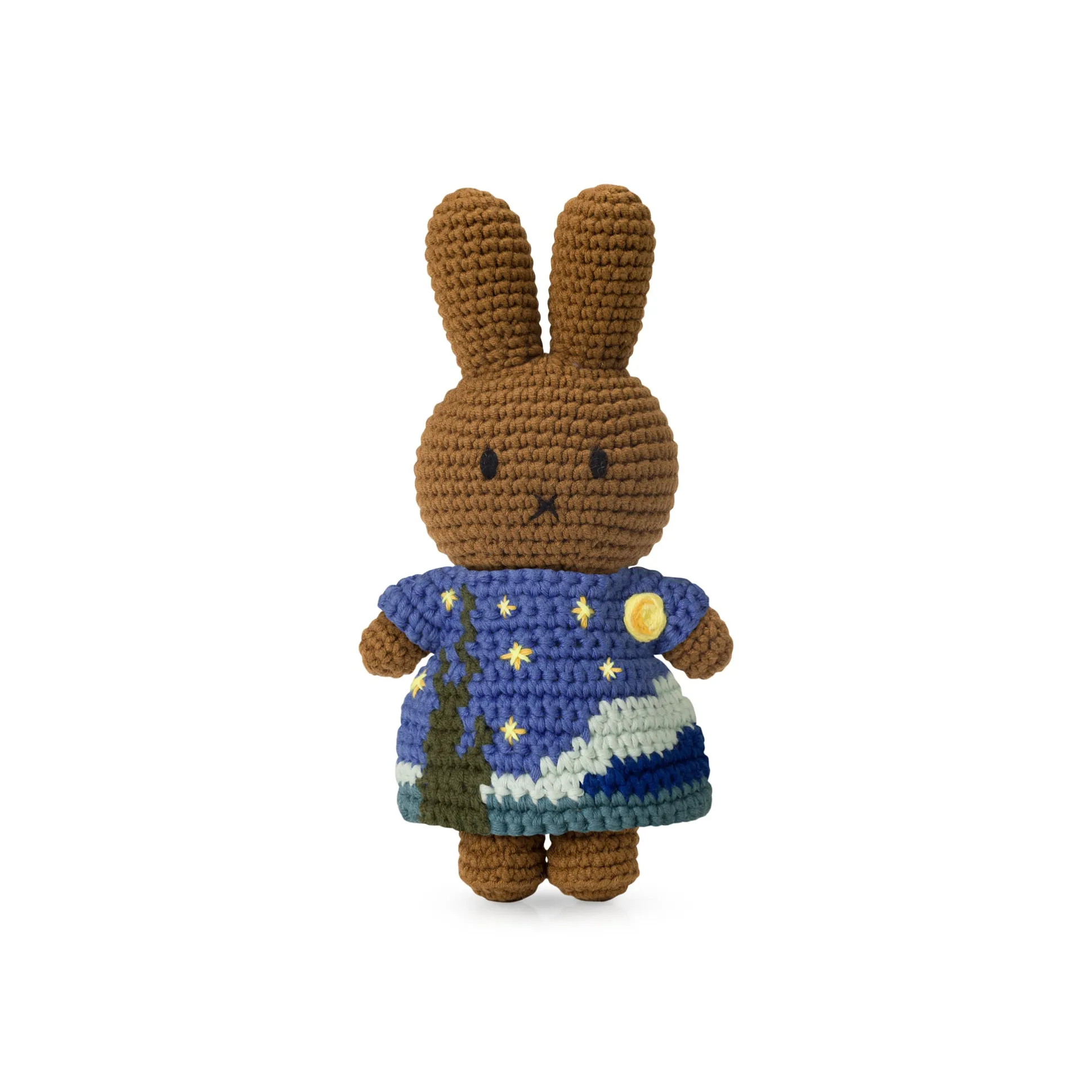 Miffy & Friends Crochet Van Gogh The Starry Night Plush Toy - Melanie